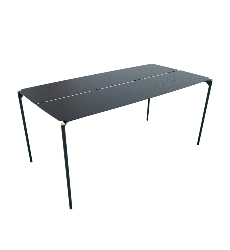 AYTM Bord, Novo Table, Black/Gold - 160x80xH72 - Spisebord fra AYTM
