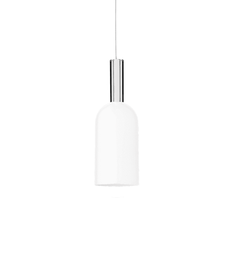 AYTM Loftslampe, Luceo Cylinder Lamp, White/Clear - Ø12xH35 - Loftslampe fra AYTM