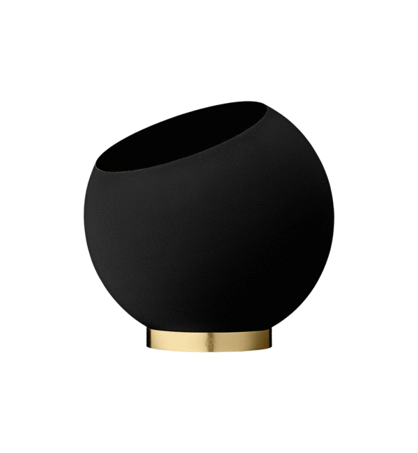 AYTM Potte, Globe Flower Pot, Black - Ø17xH15,4 - Potte fra AYTM