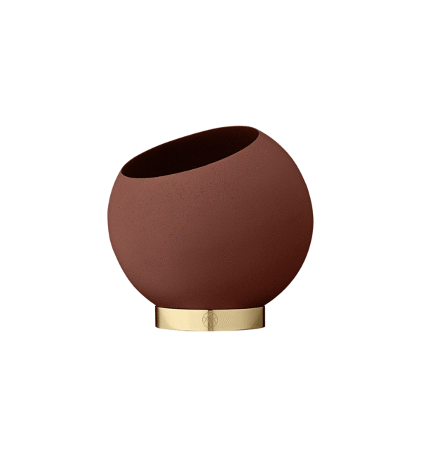 AYTM Potte, Globe Flower Pot, Ginger Bread - Ø17xH15,4 - Potte fra AYTM
