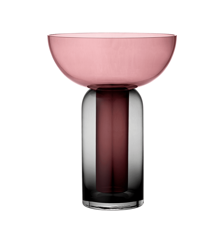AYTM Torus Vase, Black/Rose - Ø15xH19,5 - Vase fra AYTM
