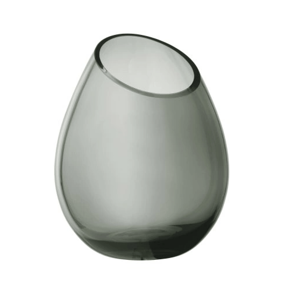 Blomus Drop Vase, medium, smoke - Ø19xH24 - Vase fra Blomus
