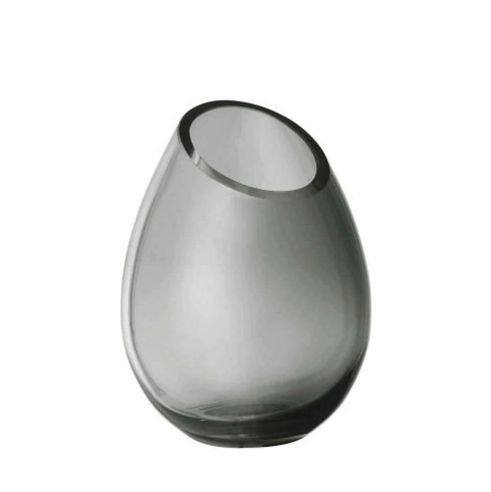 Blomus Drop Vase, small, smoke - Ø12,5xH16,5 - Vase fra Blomus