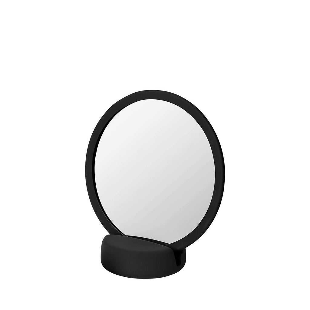 Blomus Sono Vanity spejl, sort - H18,5xW17xL9 - Spejl fra Blomus