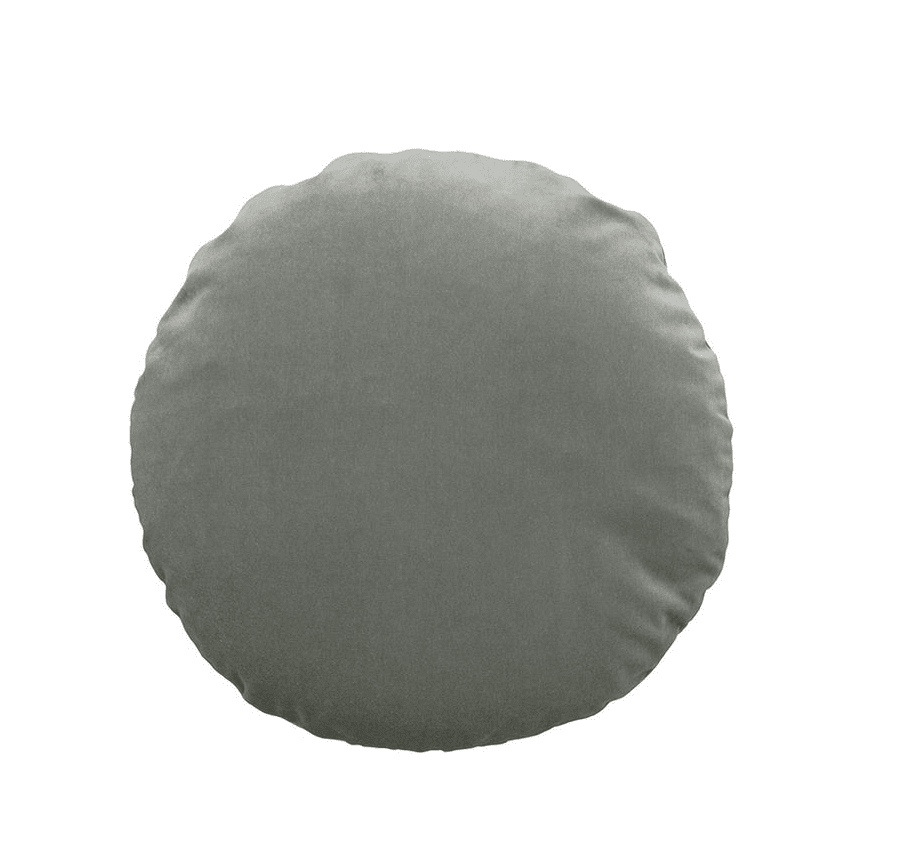Christina Lundsteen Basic Round pude, Velvet, Artichoke - Ø45 cm. - Pude fra Christina Lundsteen