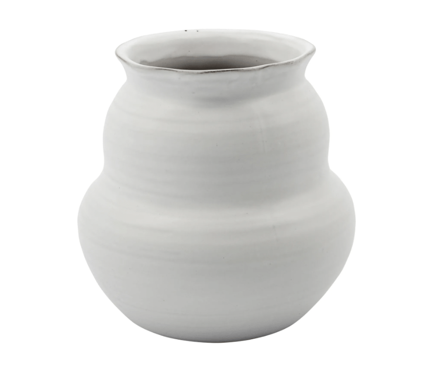 House Doctor Juno vase, hvid - H15xØ15 - Vase fra House Doctor