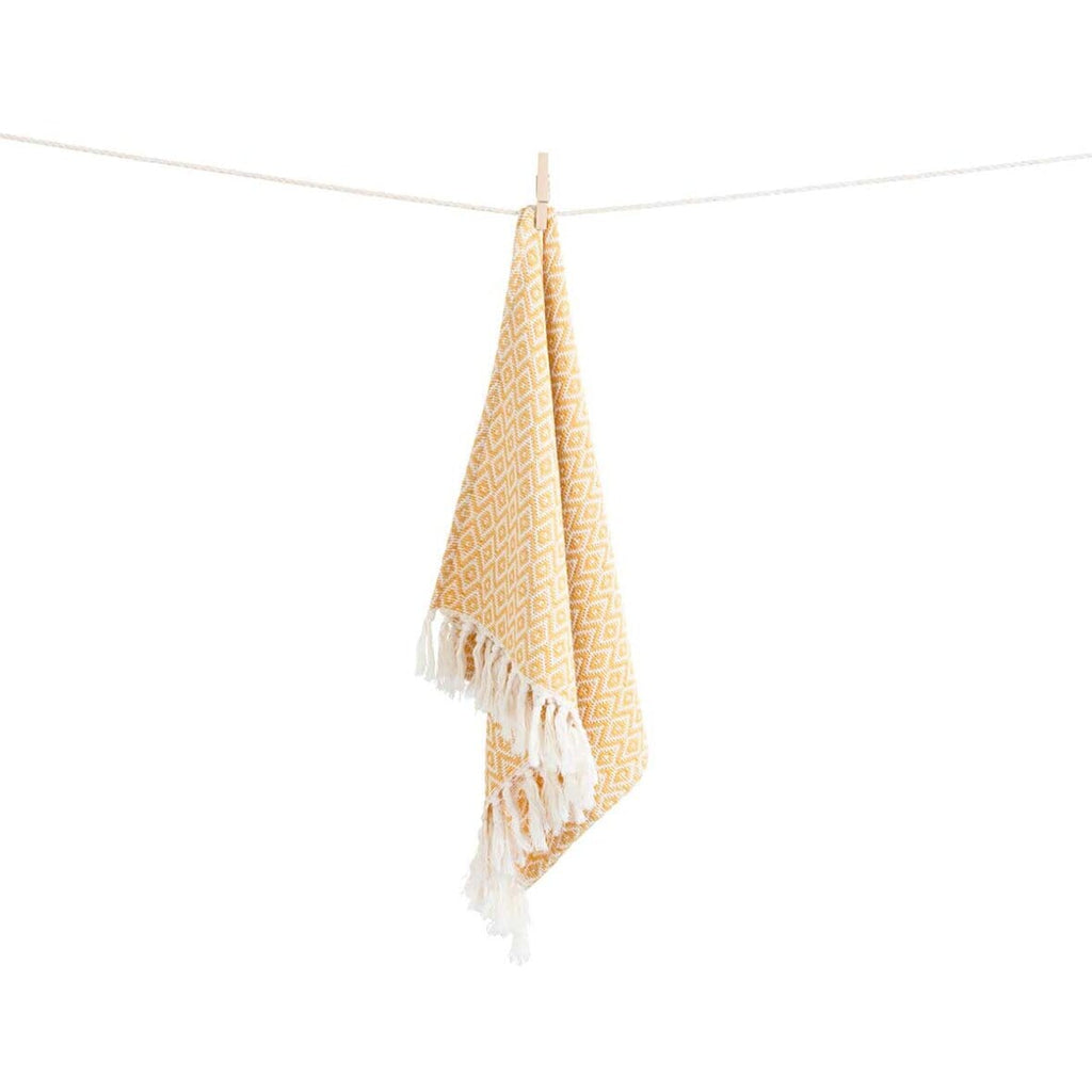Kopi af Algan Sumak Hamamhåndklæde, gul - 100x180 - Håndklæde fra Algan
