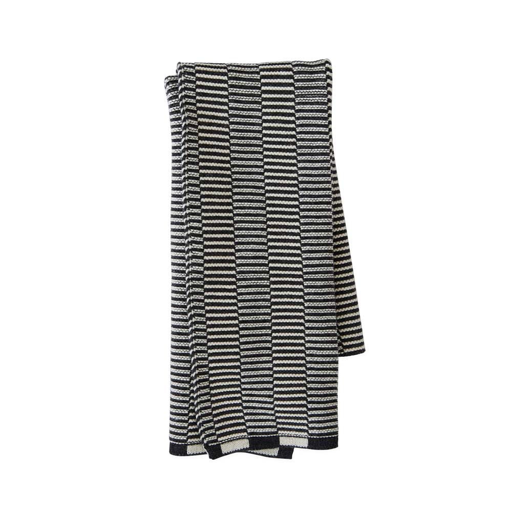 Stringa Mini Håndklæde - Råhvid / Antracit - Dish Cloth & Mini Towel fra Tjarry