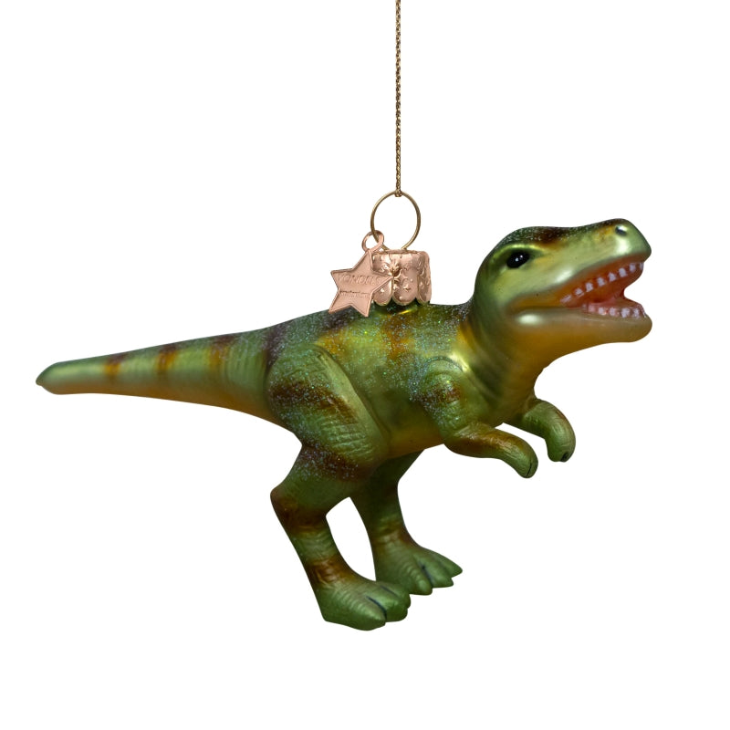 Vondels Dinosaurus Ornament, Grøn - H8 - Ornament fra Vondels