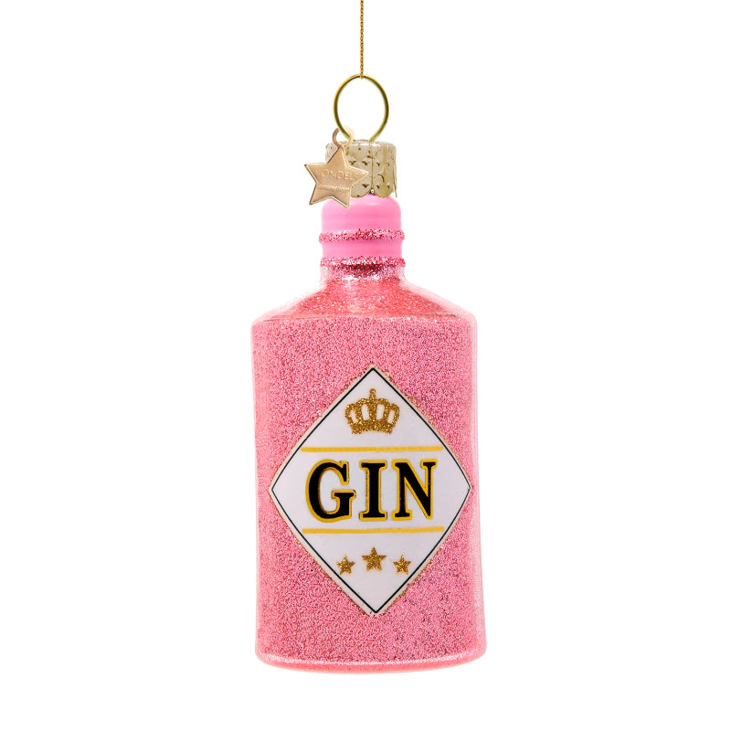 Vondels Gin flakse Ornament, Pink - H10 - Ornament fra Vondels