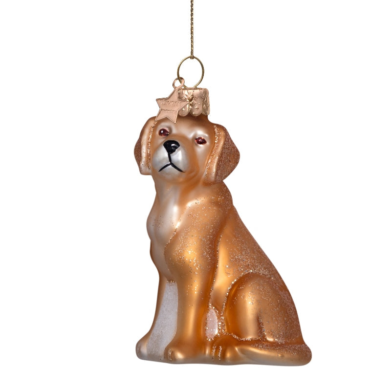 Vondels Labrador Ornament, Blondt - H8 - Ornament fra Vondels